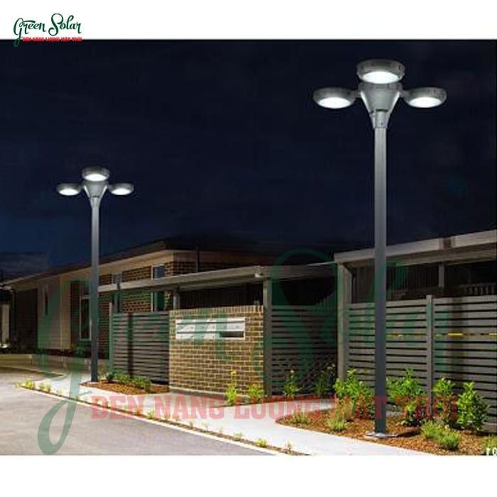 Đèn trụ công viên năng lượng mặt trời và nhiều ưu điểm trong sử dụng