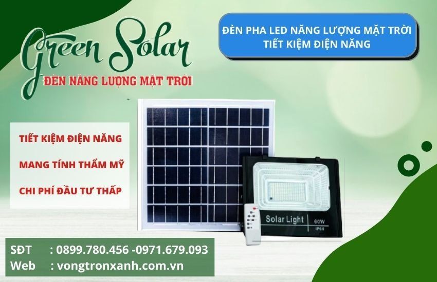 Đèn năng lượng mặt trời Solar light 100W chất lượng cao