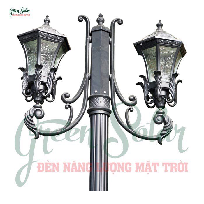 Đèn trụ công viên năng lượng mặt trời chiếu sáng lối đi
