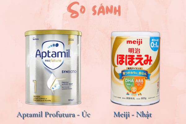 So sánh sữa công thức: Meiji và Aptamil Profutura Úc? Sữa nào tốt hơn? - Phần 2