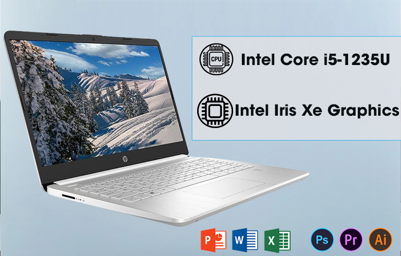 Laptop HP 14s-dq5054TU - 6R9M7PA - Hiệu năng mạnh mẽ