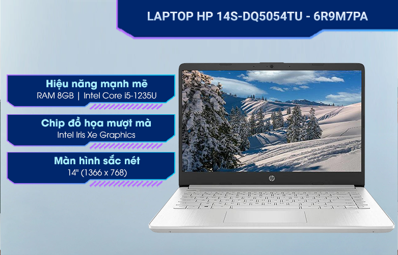 Đánh giá laptop HP 14s-dq5054TU 6R9M7PA