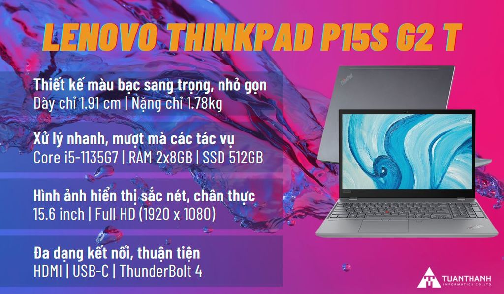 Đánh giá laptop Lenovo ThinkPad P15s G2 T 20W600CKVN