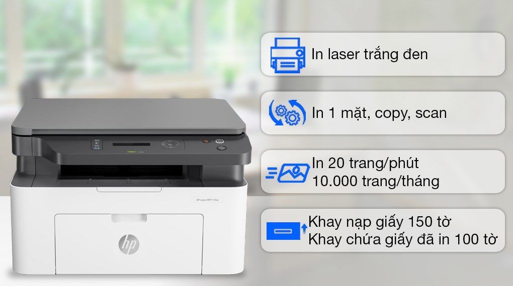 Đánh giá máy in HP LaserJet Pro M135a