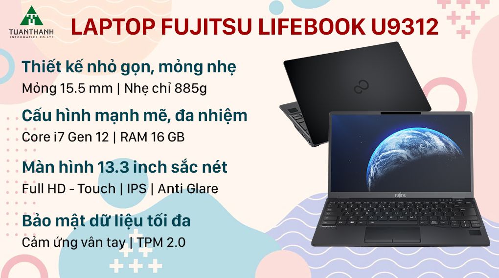 Laptop Fujitsu LifeBook U9312 FPC02572DK thông tin tổng quan