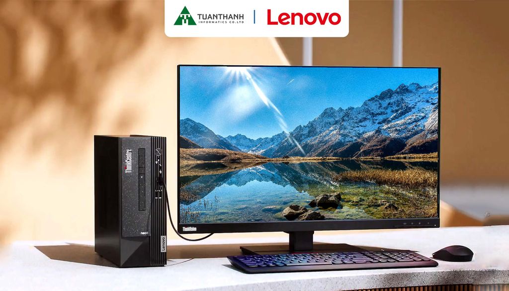 Thiết kế nhỏ gọn thời thượng của Lenovo ThinkCentre neo 50s Gen 3 11T0004KVA