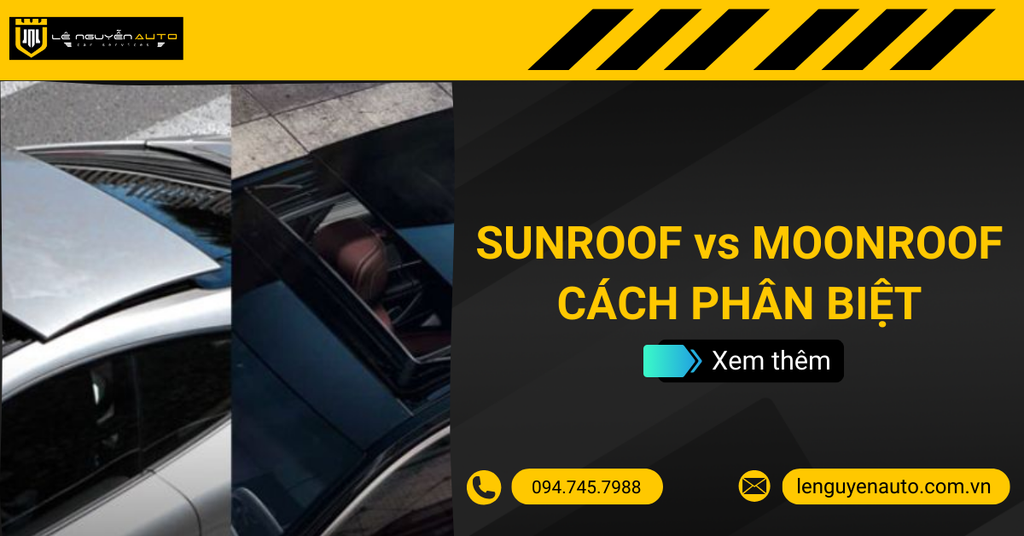 Sunroof Là Gì? Cách Phân Biệt Sunroof Và Moonroof