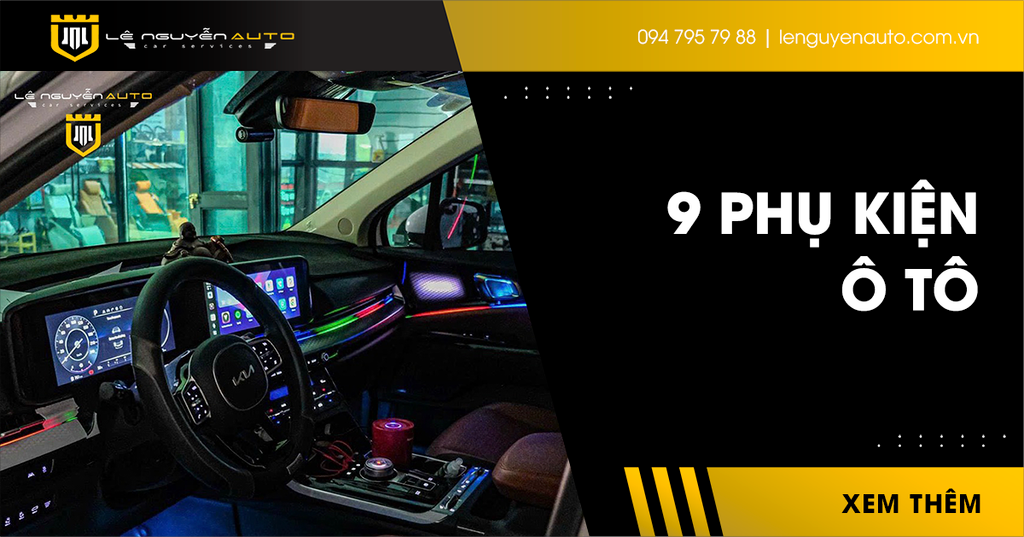9 Phụ Kiện Cần Sắm Ngay Cho Xế Yêu Của Bạn