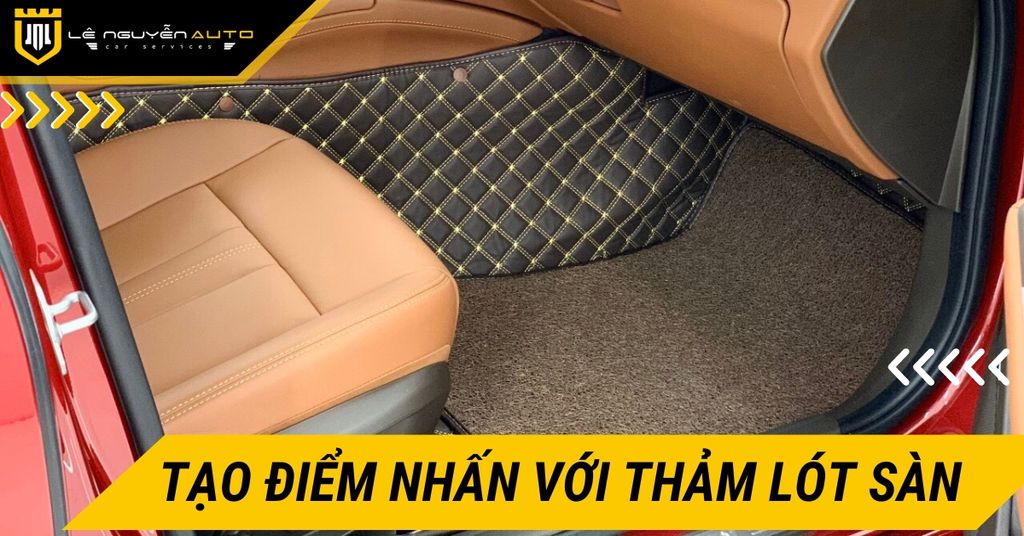 Tạo Điểm Nhấn Cho Ô Tô Với Thảm Lót Sàn Độc Đáo