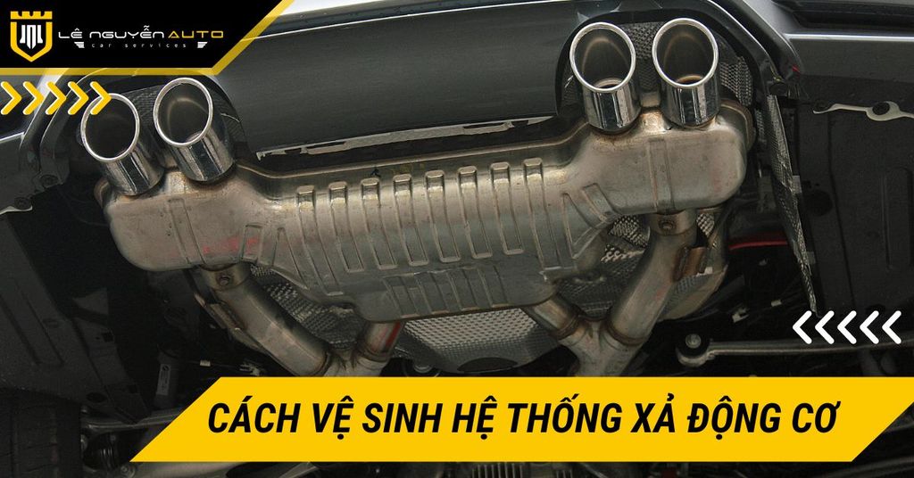 Cách vệ sinh hệ thống xả động cơ để cải thiện hiệu suất