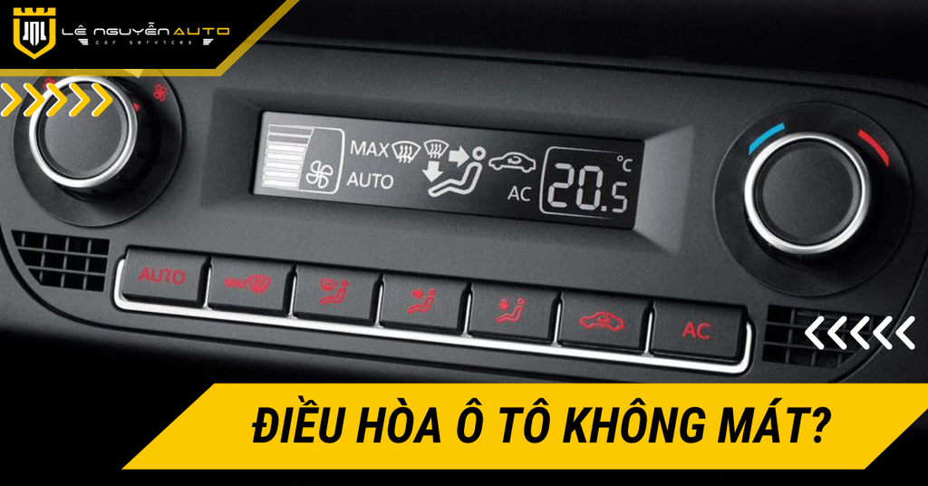 Nguyên nhân điều hòa ô tô không mát và giải pháp khắc phục