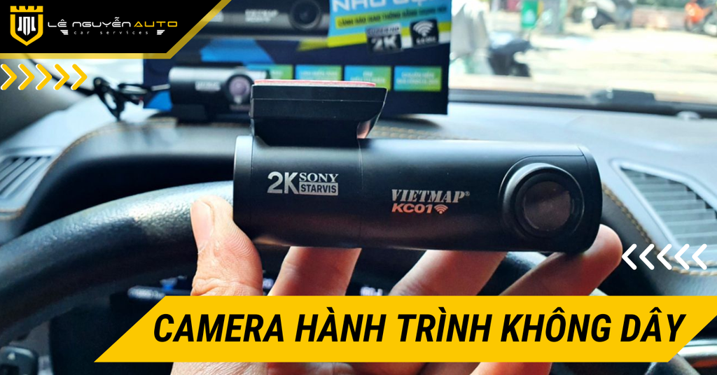 Camera hành trình không dây cho ô tô với tính năng hiện đại