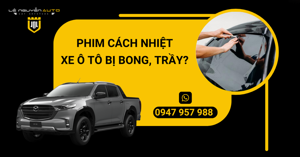 Cách Xử Lý Phim Cách Nhiệt Bị Trầy Xước, Bong Tróc