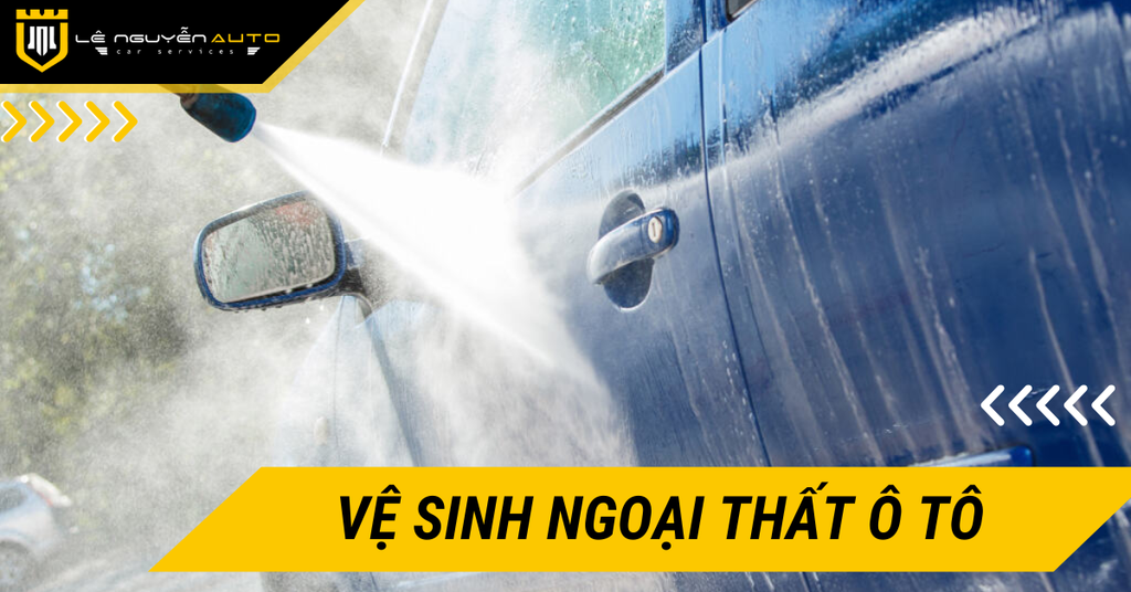 Quy trình vệ sinh ngoại thất ô tô hiệu quả giúp tăng tính thẩm mỹ