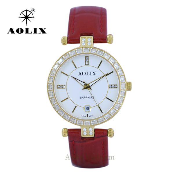đồng hồ nữ dây da aolix al-1043l