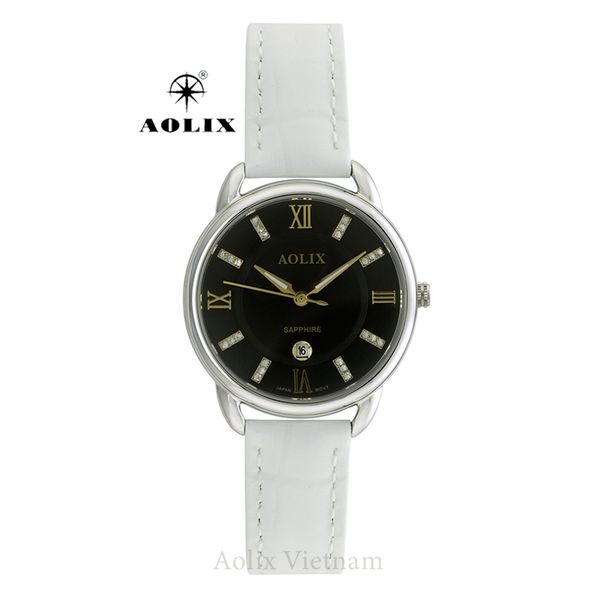 đồng hồ nữ dây da aolix al-1046l