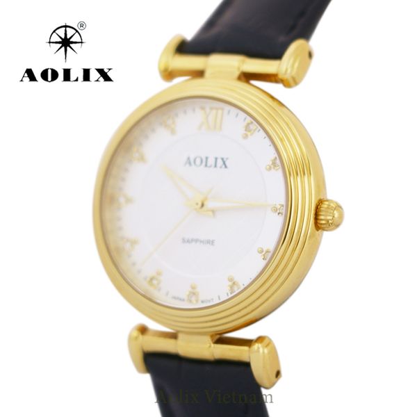 đồng hồ nữ dây da aolix al-1050l
