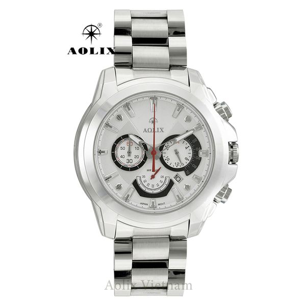 đồng hồ 6 kim chronograph Aolix AL-7054G