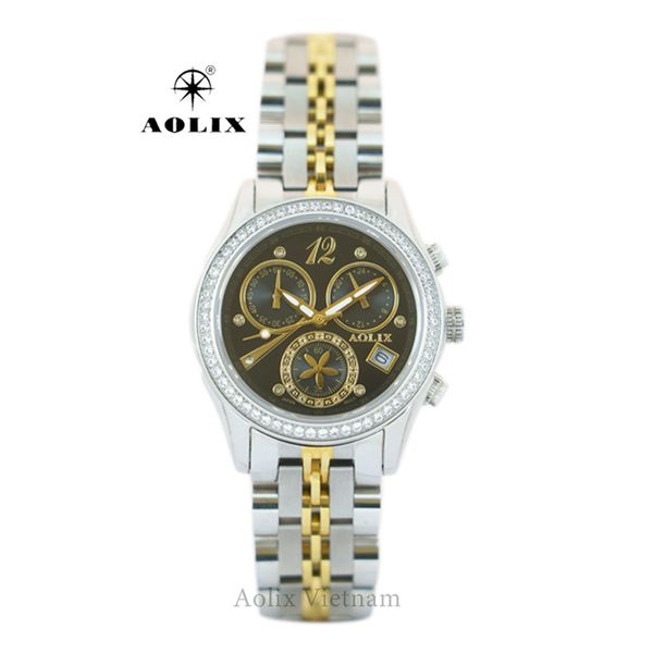 đồng hồ chronograph aolix al-7066l nữ
