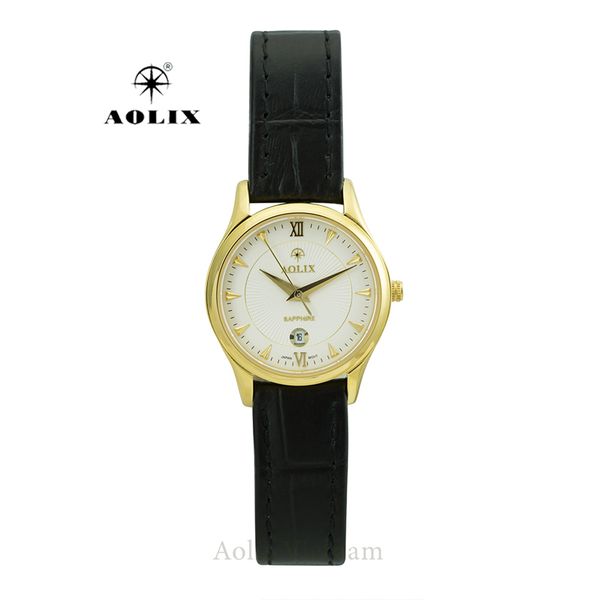 đồng hồ thời trang nữ dây da aolix al-9138l