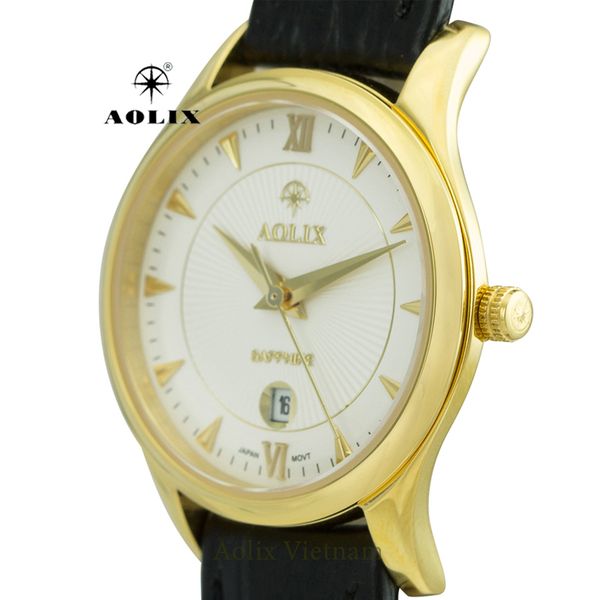 đồng hồ thời trang nữ dây da aolix al-9138l