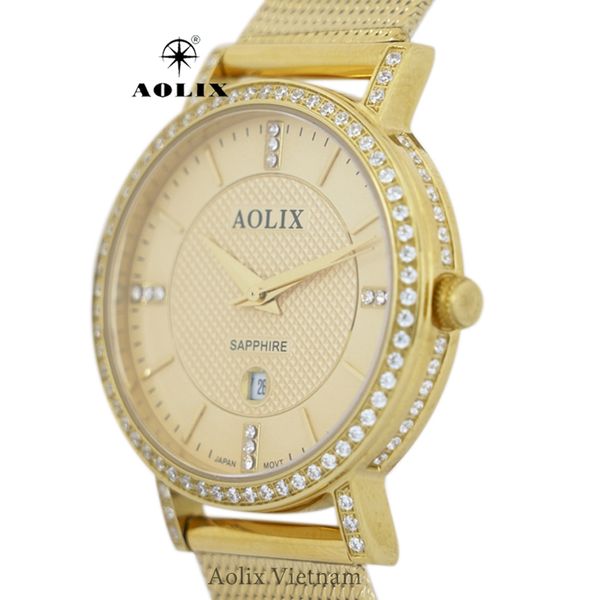 đồng hồ nữ dây lưới aolix al-9172l