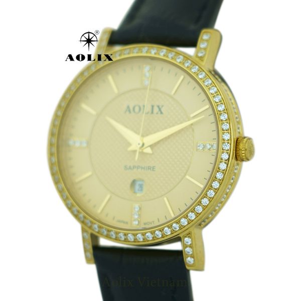 đồng hồ nữ dây da aolix al-9172l