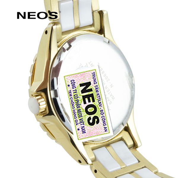 đồng hồ nữ dây sứ neos n-20688al