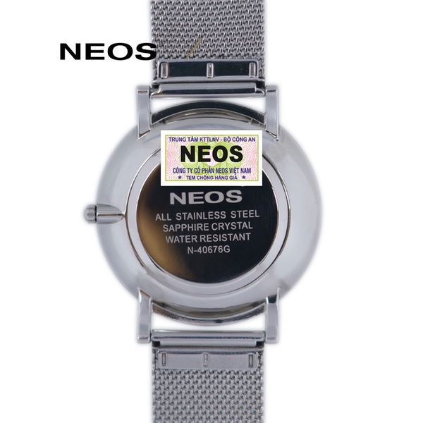 đồng hồ nam đẹp dây lưới neos n-40676g