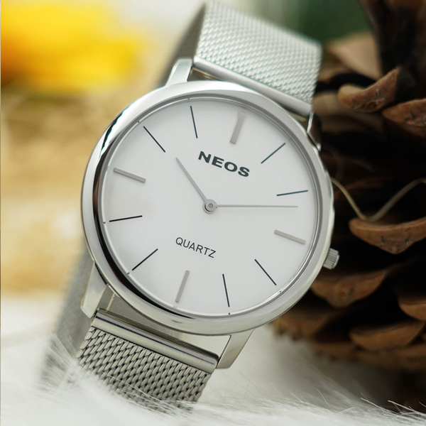 đồng hồ đeo tay dây lưới nam neos n-40689m sapphire chính hãng