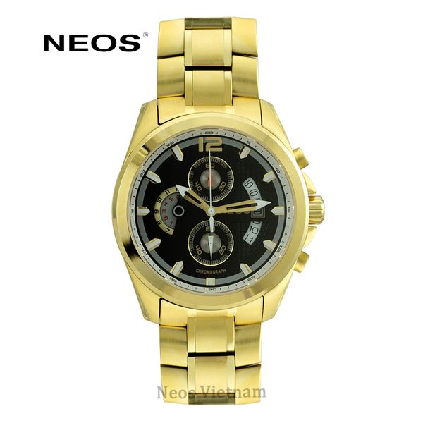 đồng hồ nam chronograph neos n-50556m sapphire bảo hành chính hãng 5 năm