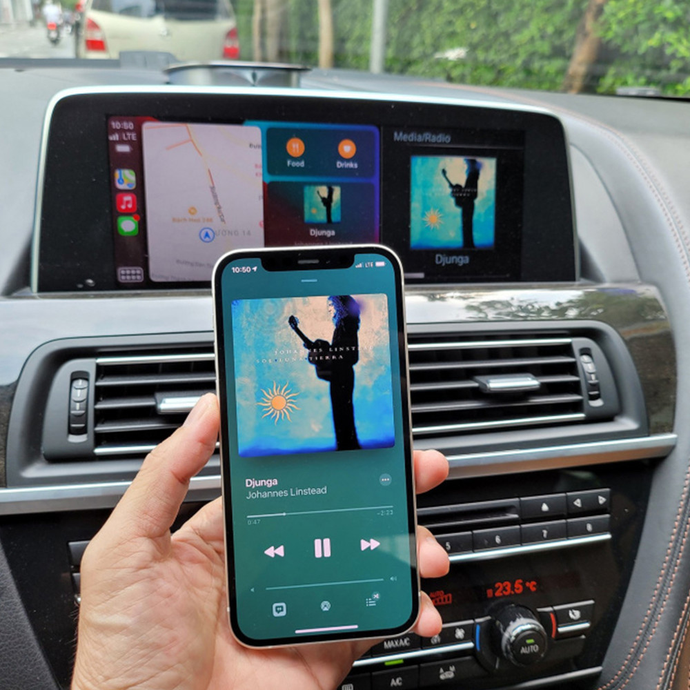 Hai thứ tuyệt vời trên Apple Carplay không dây: Âm thanh chất lượng cao và rất tiện lợi khi dùng