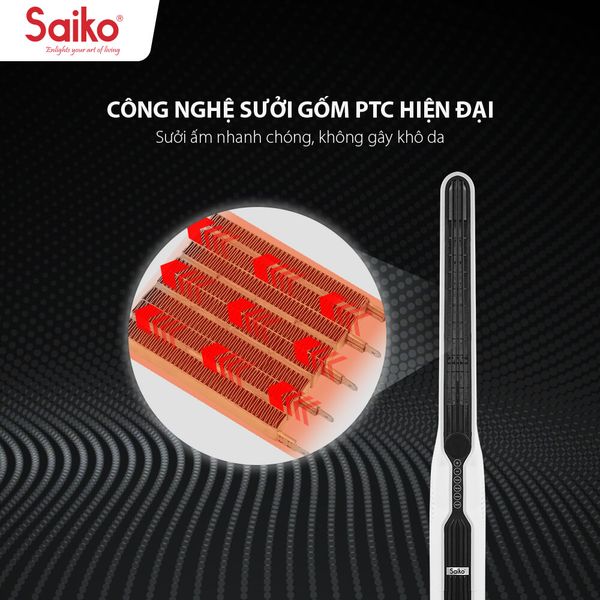 máy sưởi gốm 2000W saiko ch-2000r