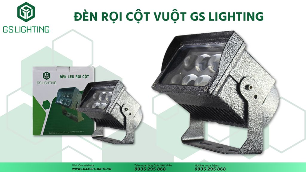 Đèn Rọi Cột Vuông GS Lighting