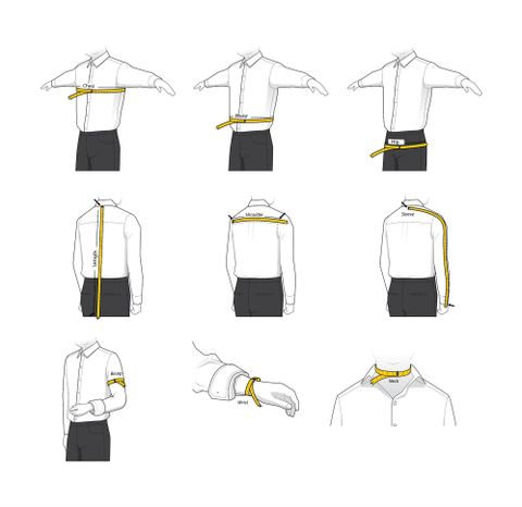 Cách chọn size áo sơ mi nam - Belluni