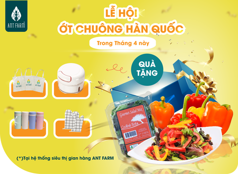 Celebrate The Biggest Festival With Ant Farm And Korean Bell Peppers