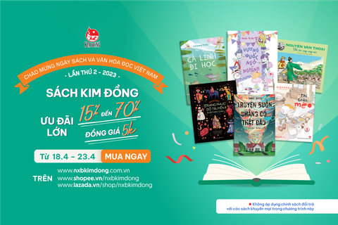 Nhà xuất bản Kim Đồng ra mắt nhiều sách mới chào mừng  Ngày Sách và Văn hóa đọc Việt Nam lần 2 - 2023
