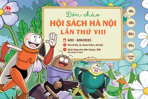 NHÀ XUẤT BẢN KIM ĐỒNG GIỚI THIỆU NHIỀU SÁCH MỚI TẠI HỘI SÁCH HÀ NỘI LẦN THỨ VIII NĂM 2023