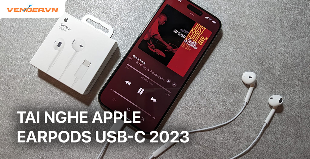 Tai nghe Apple EarPods USB-C mới 2023 hỗ trợ âm thanh lossless