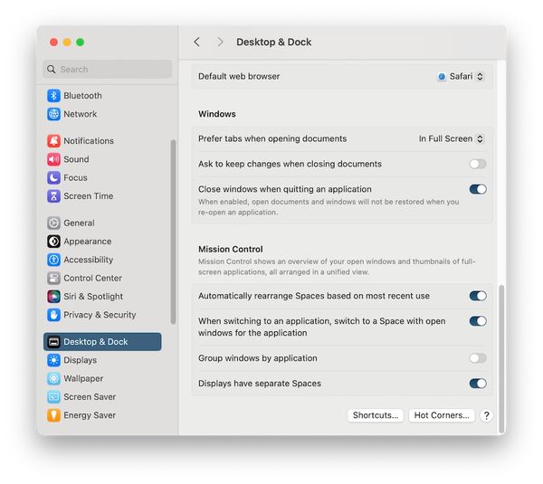 Hot Corner Shortcut: một trong những tính năng thuận tiện nhất của macOS