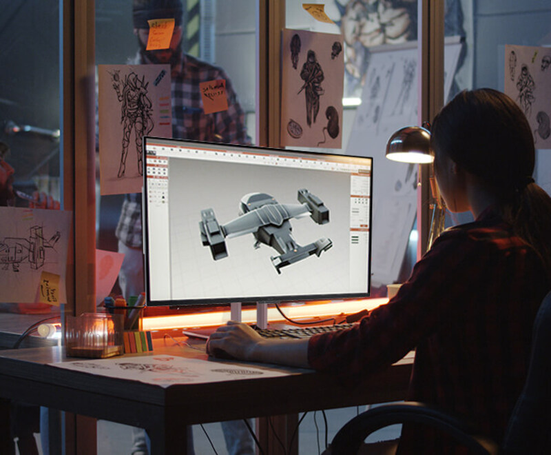 Màn hình ProArt OLED PA32UCDM phù hợp với nhà phát hành game