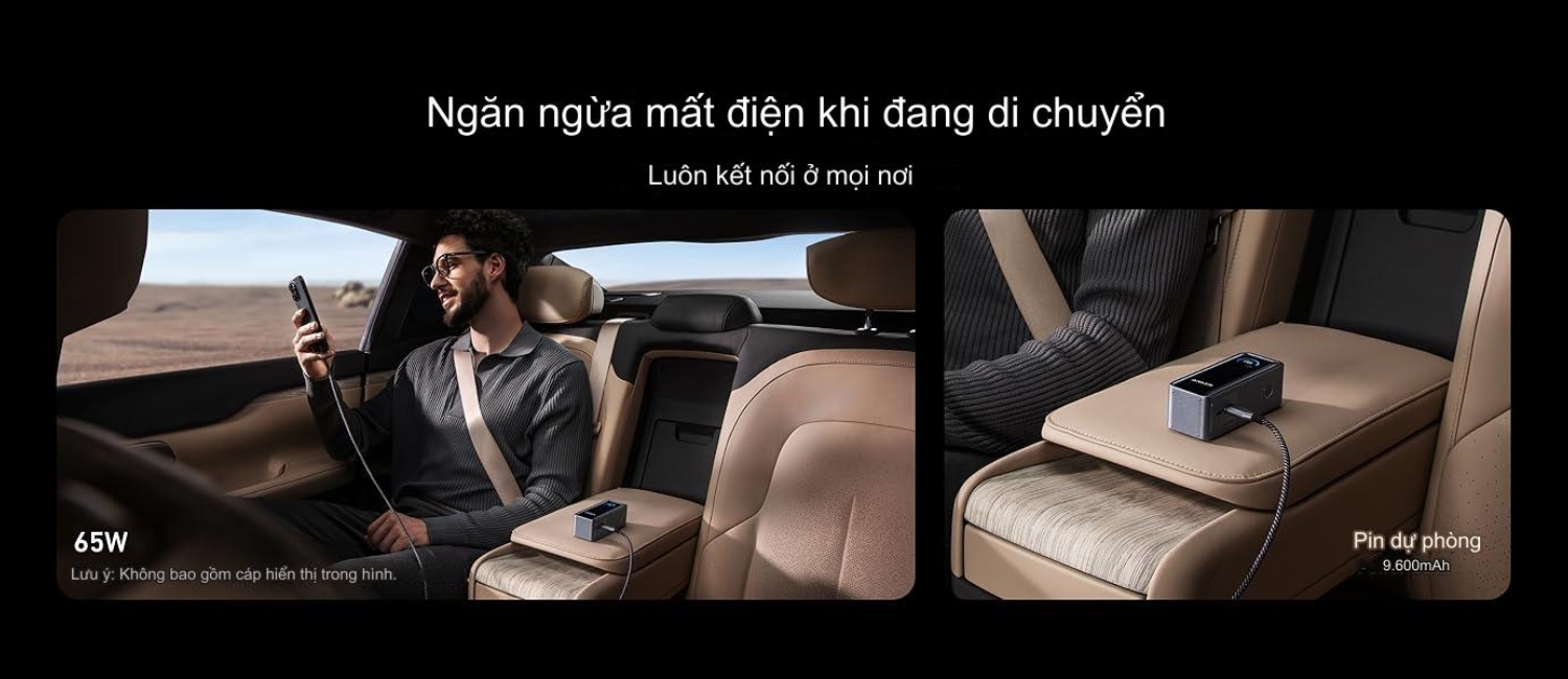 Ngăn ngừa mất điện khi đang di chuyển