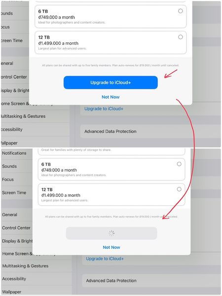Hướng dẫn cách mua gói iCloud trên iPhone, iPad, MacBook nhanh chóng