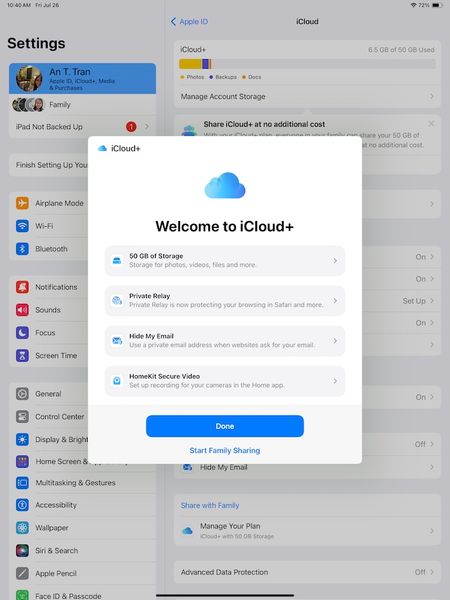 Hướng dẫn cách mua gói iCloud trên iPhone, iPad, MacBook nhanh chóng