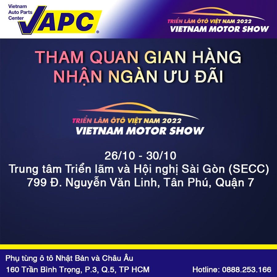 THAM QUAN GIAN HÀNG VAPC ĐỂ NHẬN NGÀN ƯU ĐÃI TẠI VIỆT NAM MOTORSHOW 2022