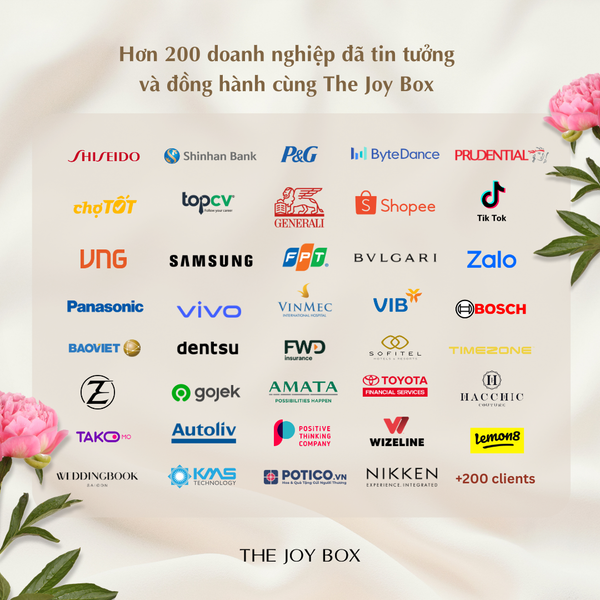 200+ DOANH NGHIỆP TIN CHỌN - ĐIỀU GÌ KHIẾN QUÀ TẶNG DOANH NGHIỆP TẠI THE JOY BOX ĐÁNG TIN CẬY ĐẾN THẾ?