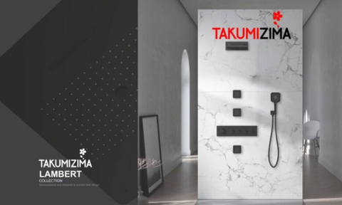 Takumizima, a Japanese brand, affirms its sophistication and modern lifestyle with wall-mounted sanitary equipment
