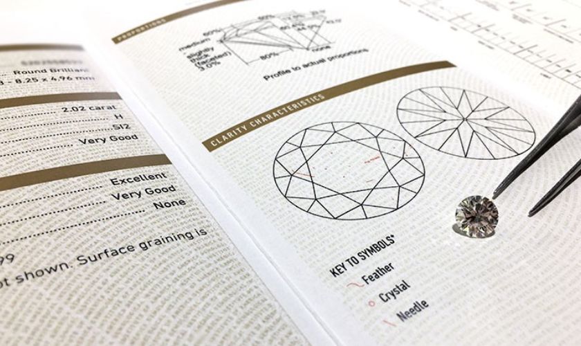 Cách kiểm tra lỗi Inclusions mua kim cương