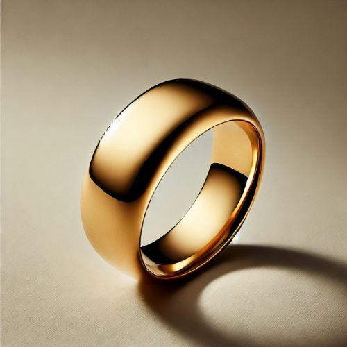 Nhẫn Vàng Nam 18K Trơn