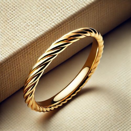 Nhẫn Vàng Nam 18K Trơn